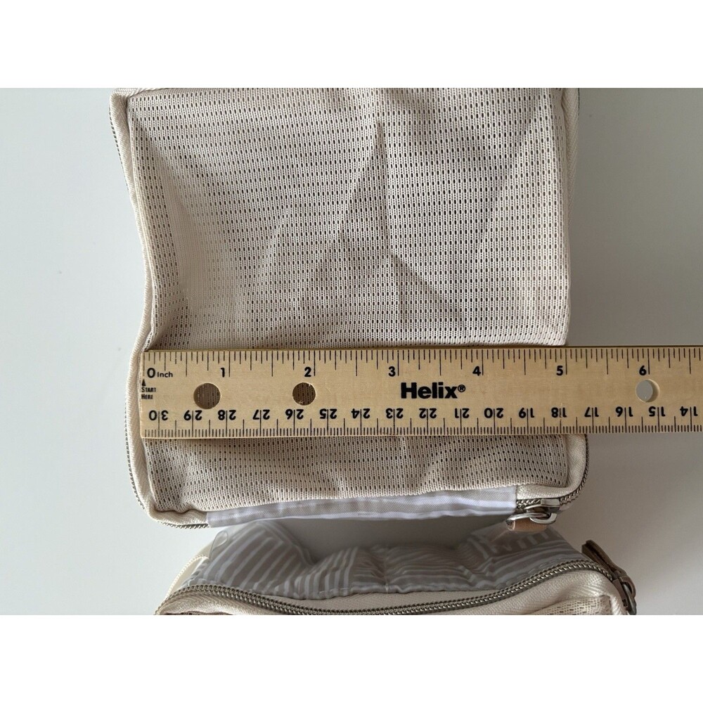 Petunia Pickle Bottom Checker Stitch Zippered Packing Cubes Lot of 3 Essentials - Picture 7 of 9